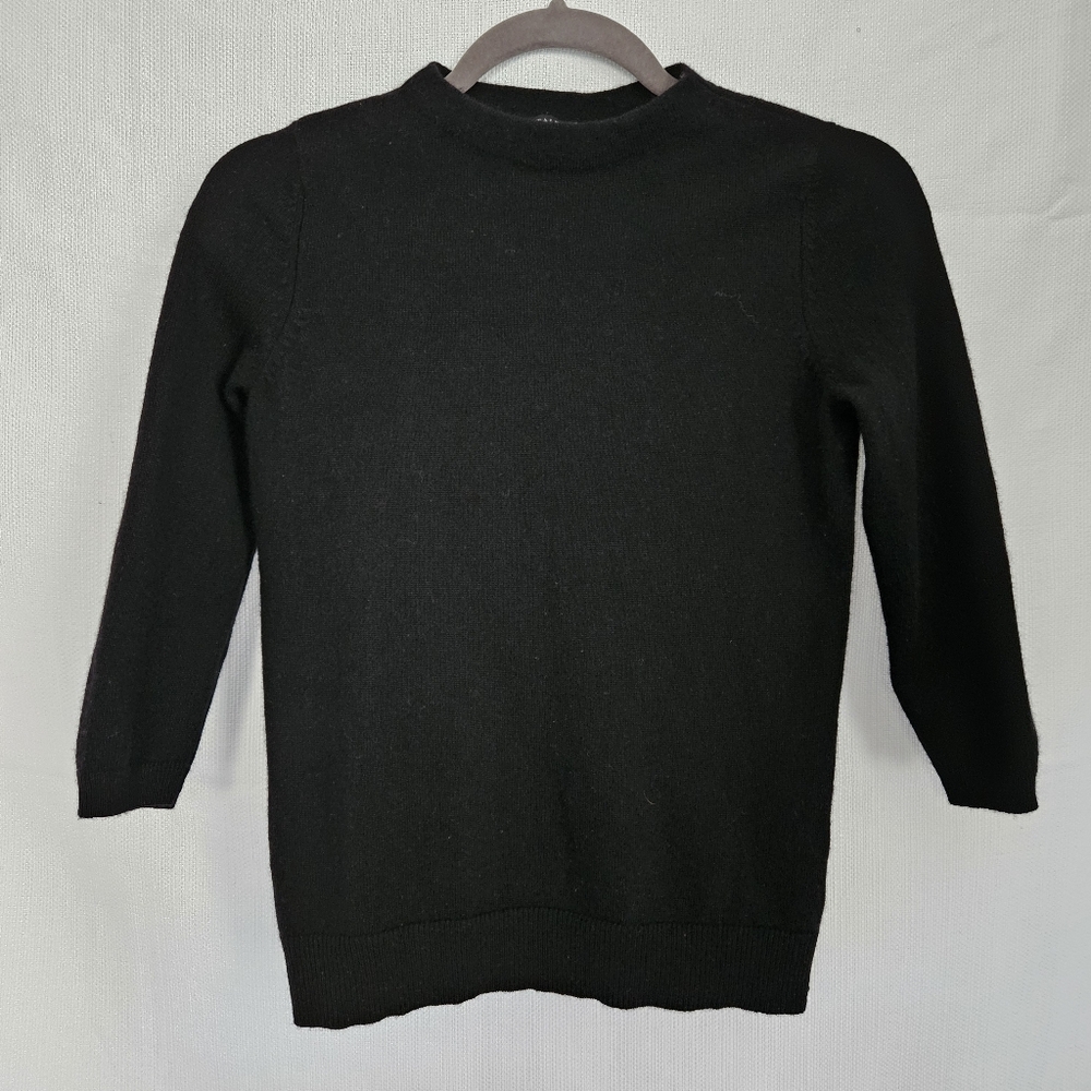 Talbots Black Cashmere Sweater Size Small‎